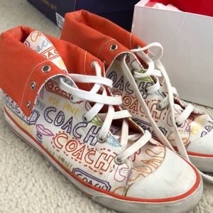 Coach hightop sneakers